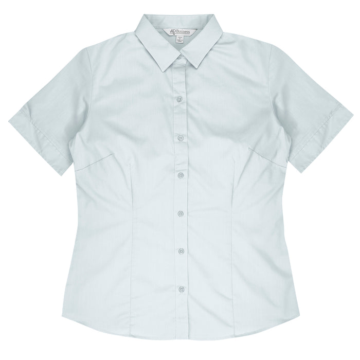 MOSMAN LADY SHIRT SHORT SLEEVE - WHITE - RUNOUT
