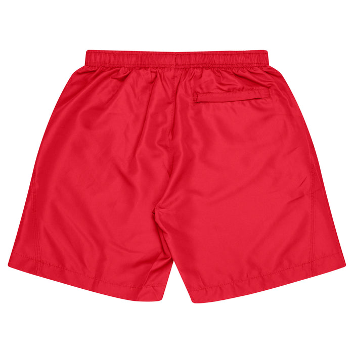 PONGEE SHORT KIDS SHORTS - RED - RUNOUT