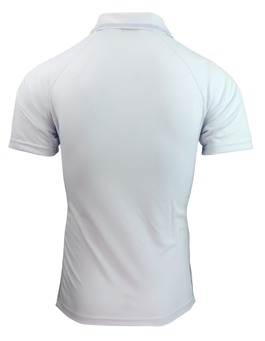 EUREKA MENS POLOS - WHITE/ROYAL - RUNOUT