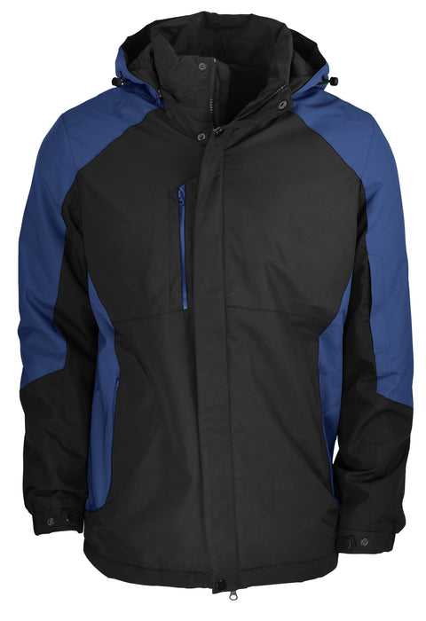 NAPIER MENS JACKETS - BLACK/BLUE - RUNOUT