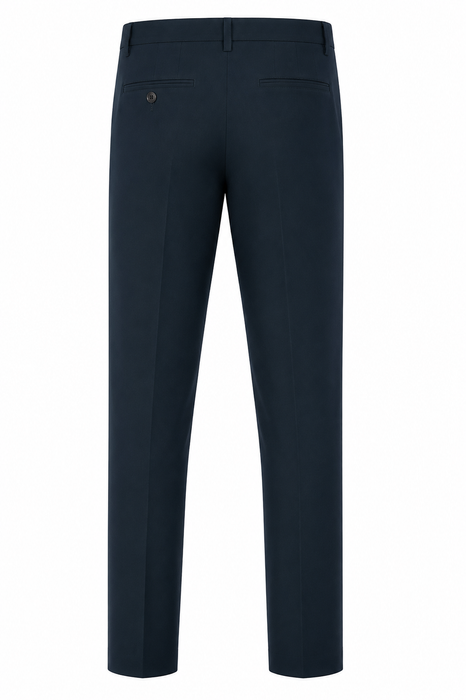 FLAT FRONT PANT MENS PANTS - NAVY - RUNOUT