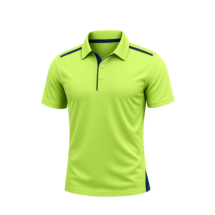 PATERSON MENS POLOS - SAGE/NAVY - RUNOUT
