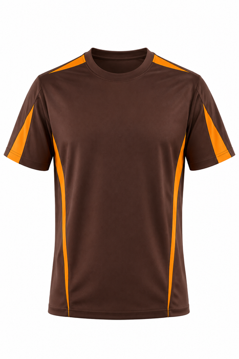 EUREKA MENS TEES - CHOCOLATE/GOLD - RUNOUT