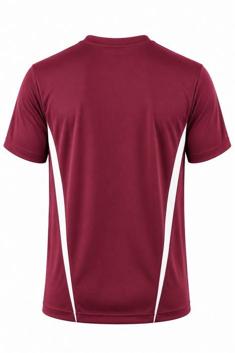 EUREKA KIDS TEES - MAROON/WHITE - RUNOUT