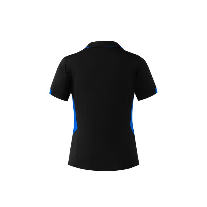 TASMAN LADY POLOS - BLACK/CYAN