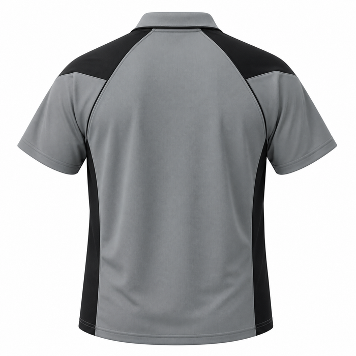 PREMIER MENS POLOS - ASHE/BLACK - RUNOUT