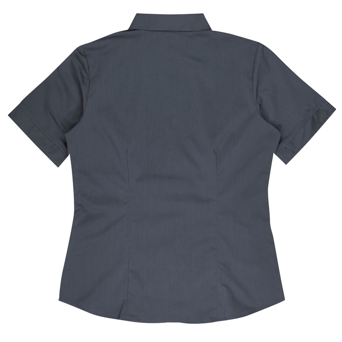 MOSMAN LADY SHIRT SHORT SLEEVE - SLATE - RUNOUT