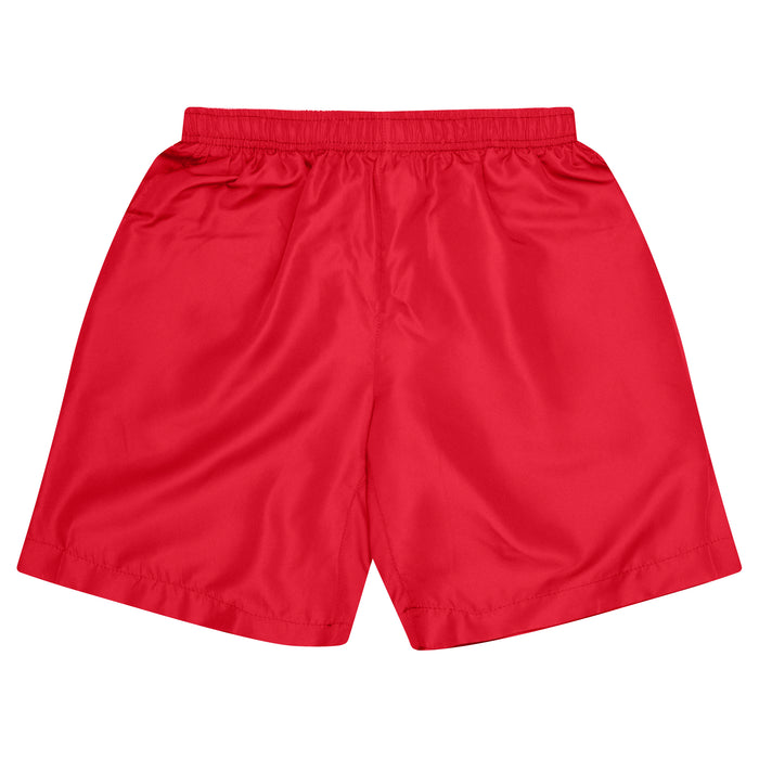 PONGEE SHORT KIDS SHORTS - RED - RUNOUT