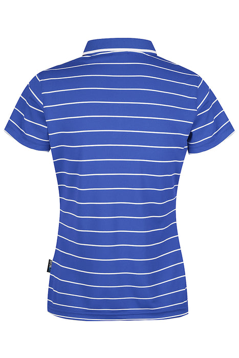 VAUCLUSE LADY POLOS - ROYAL/WHITE - RUNOUT