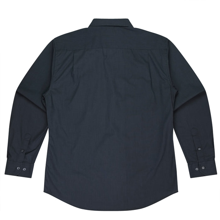 GRANGE MENS SHIRT LONG SLEEVE - SHADOW GREY - RUNOUT