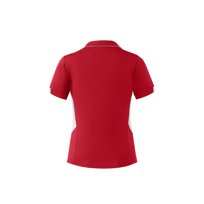 TASMAN LADY POLOS - RED/WHITE