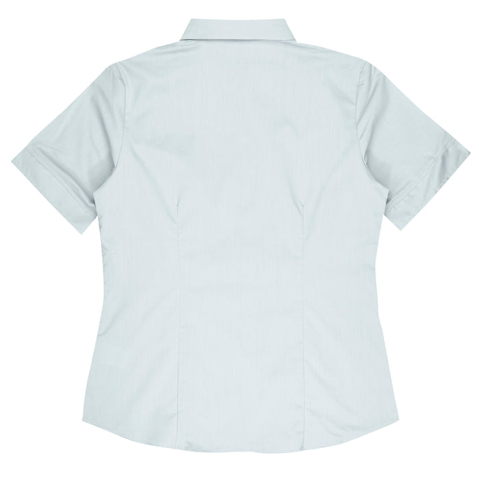 MOSMAN LADY SHIRT SHORT SLEEVE - WHITE - RUNOUT
