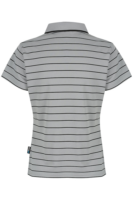 VAUCLUSE LADY POLOS - SILVER/BLACK - RUNOUT