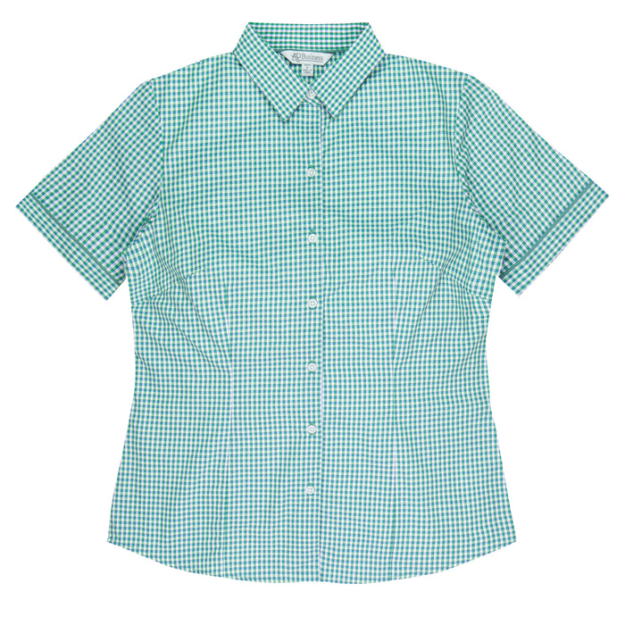 EPSOM LADY SHIRT SHORT SLEEVE - EMERALD - RUNOUT