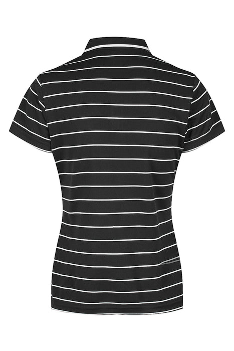 VAUCLUSE LADY POLOS - BLACK/WHITE - RUNOUT