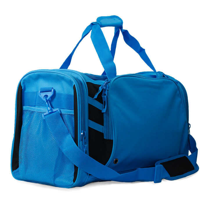 TASMAN SPORTSBAG - CYAN/BLACK - RUNOUT