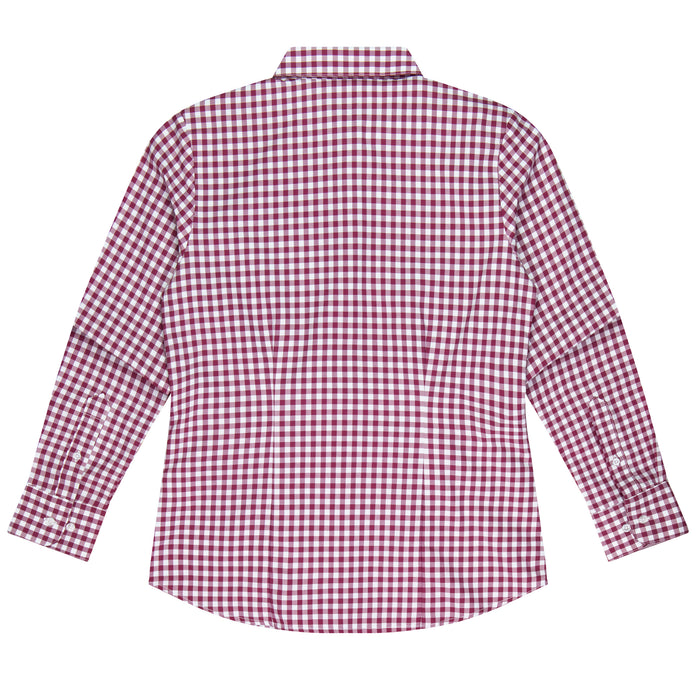 BRIGHTON LADY SHIRT LONG SLEEVE - CLARET - RUNOUT