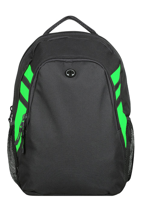 TASMAN BACKPACK - SLATE/NEON GREEN - RUNOUT