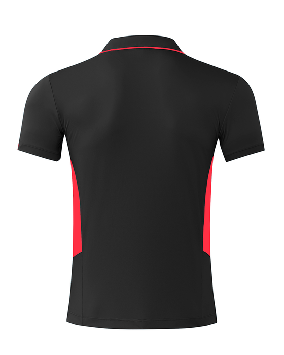 TASMAN MENS POLOS - SLATE/NEON PINK - RUNOUT