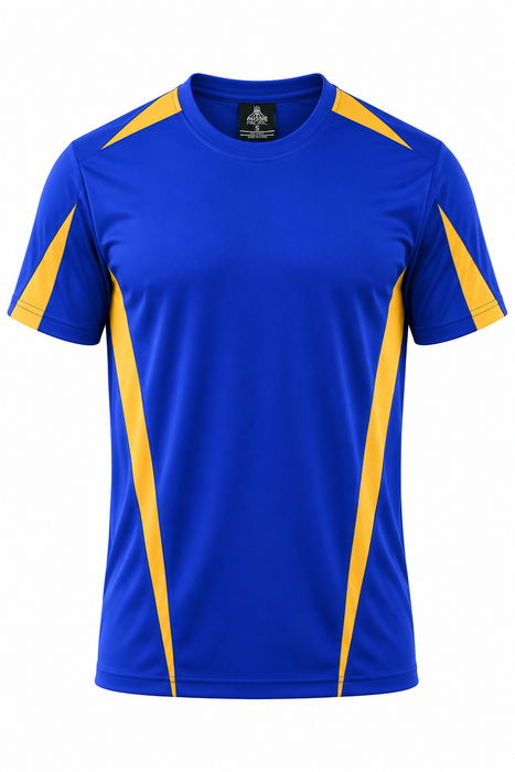 EUREKA MENS TEES - ROYAL/GOLD - RUNOUT