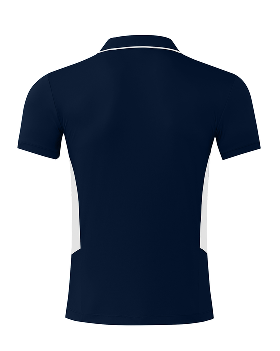 TASMAN MENS POLOS - NAVY/WHITE