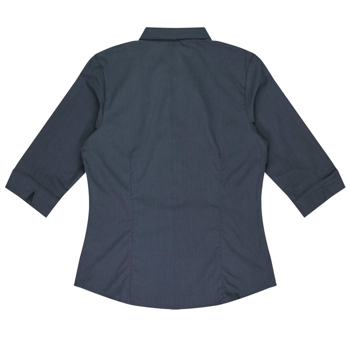 GRANGE LADY SHIRT 3/4 SLEEVE - SHADOW GREY - RUNOUT