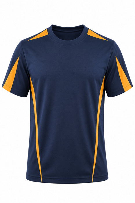 EUREKA MENS TEES - NAVY/GOLD - RUNOUT