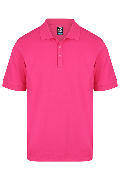 CLAREMONT MENS POLOS - PINK - RUNOUT