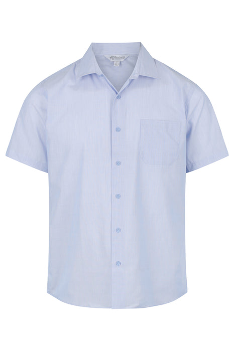BELAIR MENS SHIRT SHORT SLEEVE - SKY - RUNOUT