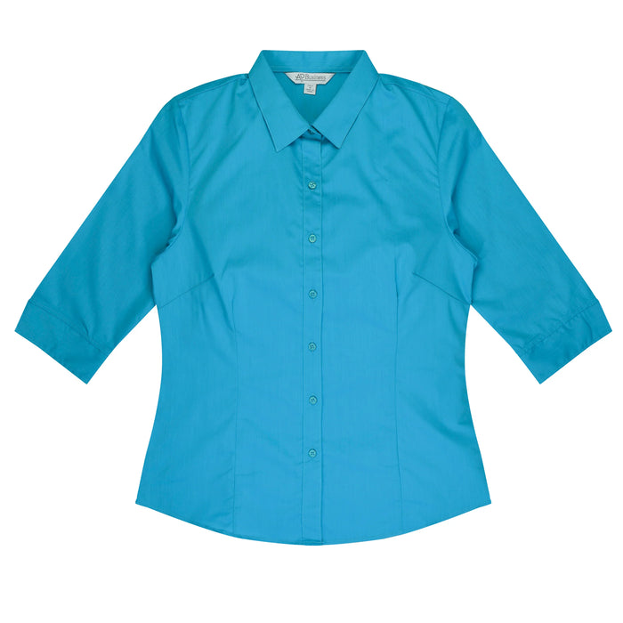 MOSMAN LADY SHIRT 3/4 SLEEVE RUNOUT - 2903T