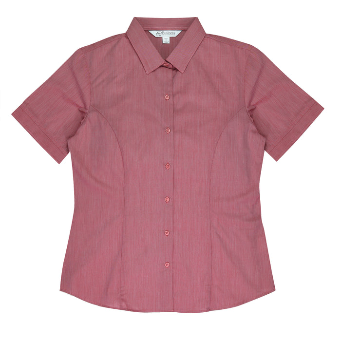 BELAIR LADY SHIRT SHORT SLEEVE - RED - RUNOUT