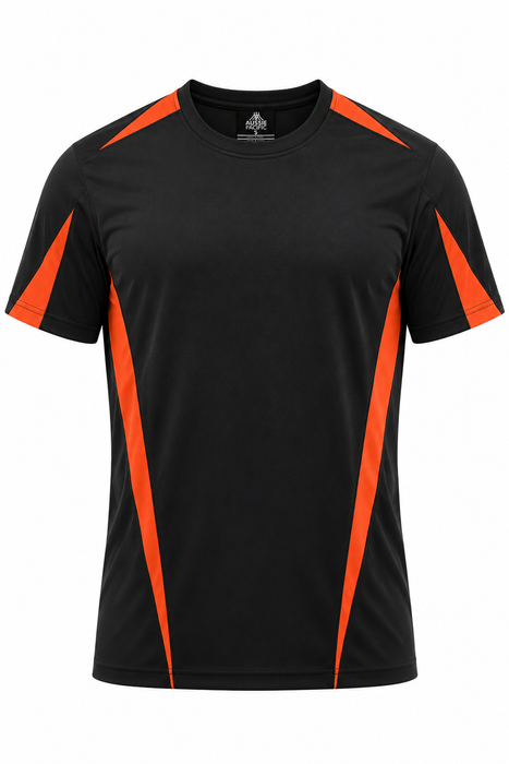 EUREKA MENS TEES - BLACK/ORANGE - RUNOUT