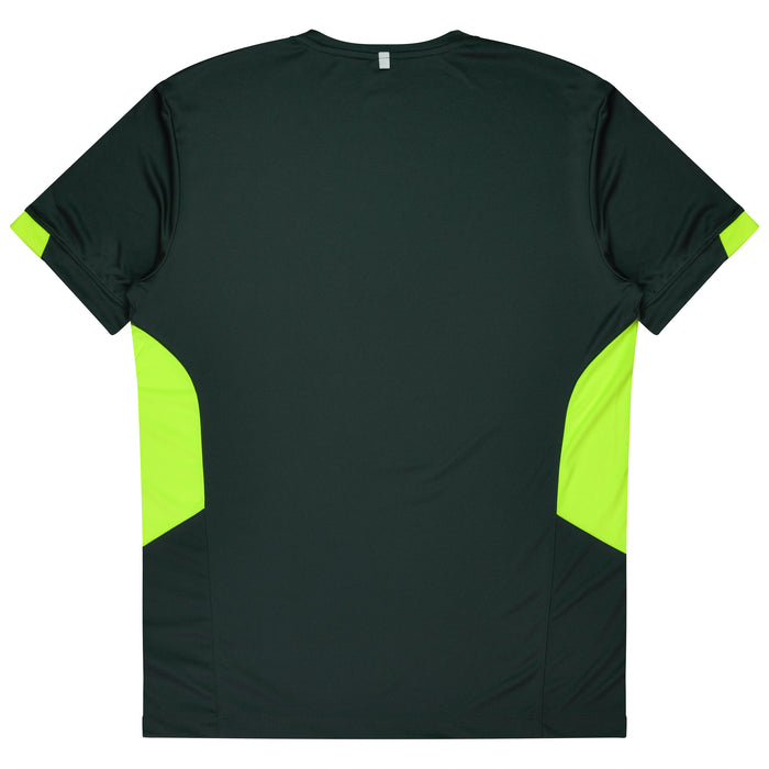 TASMAN KIDS TEES - SLATE/NEON YELLOW - RUNOUT