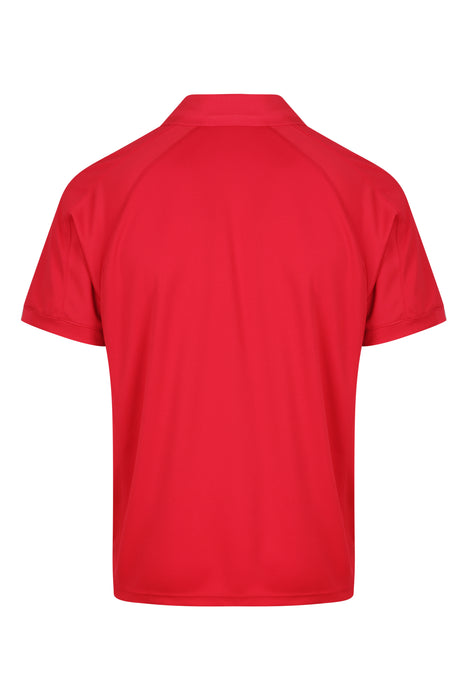 FLINDERS MENS POLOS - RED/WHITE