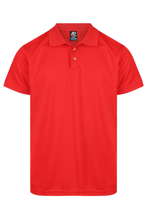 LACHLAN MENS POLOS - RED
