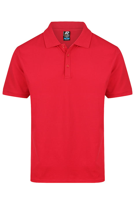 CLAREMONT MENS POLOS - RED