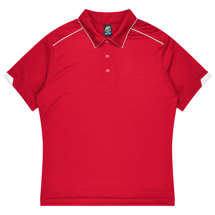 CURRUMBIN KIDS POLOS - RED/WHITE