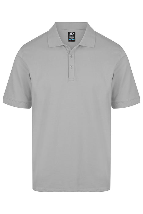 CLAREMONT MENS POLOS - SILVER