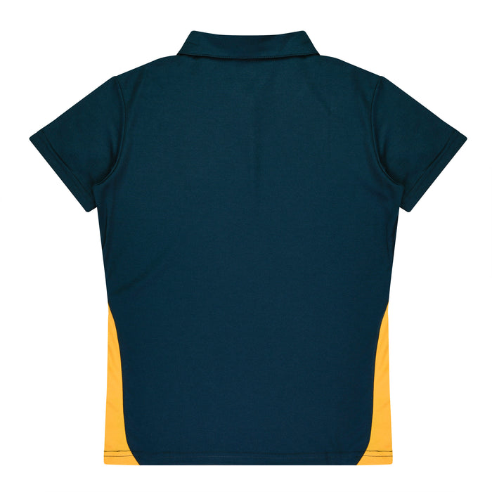 PATERSON LADY POLOS - NAVY/GOLD