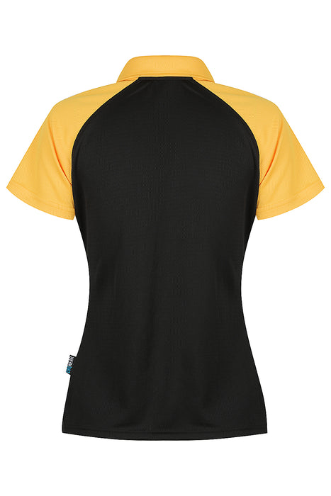 MANLY LADY POLOS - BLACK/GOLD