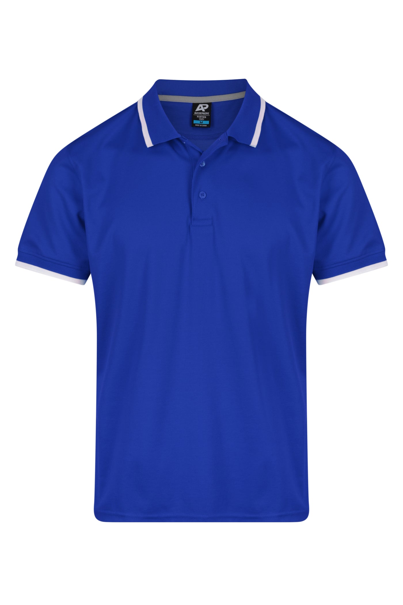 PORTSEA MENS POLOS - RED/WHITE main image 1