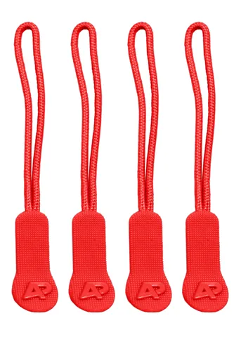 ZIP PULLERS ACCESSORIES - RED