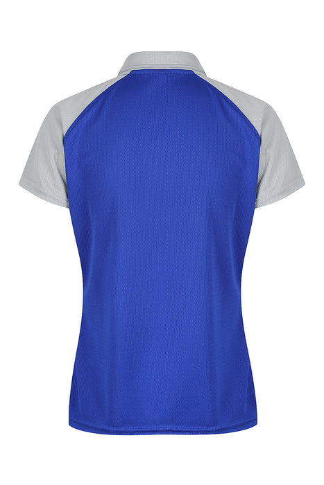 MANLY LADY POLOS - ROYAL/SILVER
