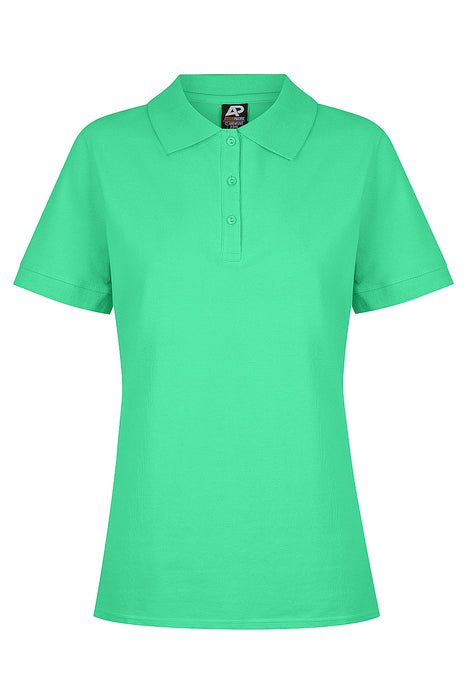 CLAREMONT LADY POLOS - KELLY GREEN