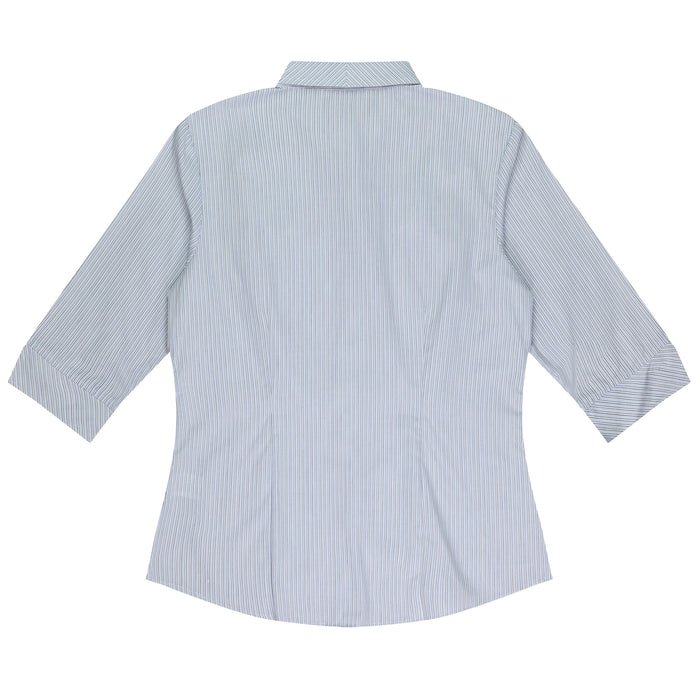 BAYVIEW LADY SHIRT SHORT SLEEVE - WHITE/SKY - RUNOUT